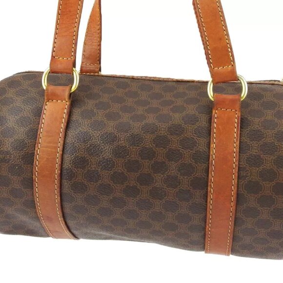 CELINE shoulder bag Macadam beige PVC x leather Authentic used - Picture 2 of 9